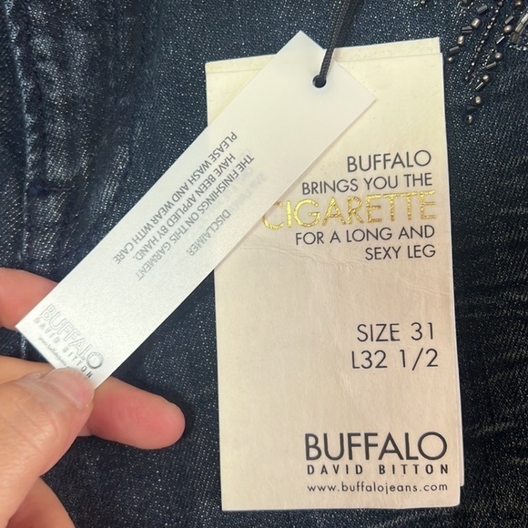 Buffalo Jasleen Stretch Cigarette Low Rise Slim Fit Jeans Size 31 - Picture 6 of 16